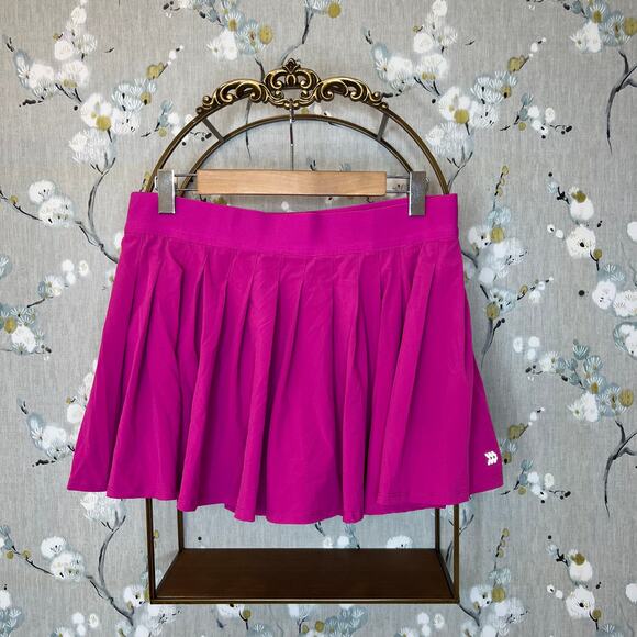 All In Motion Hot Pink Tennis Skirt with Built in Shorts - Size Large - Picture 1 of 6